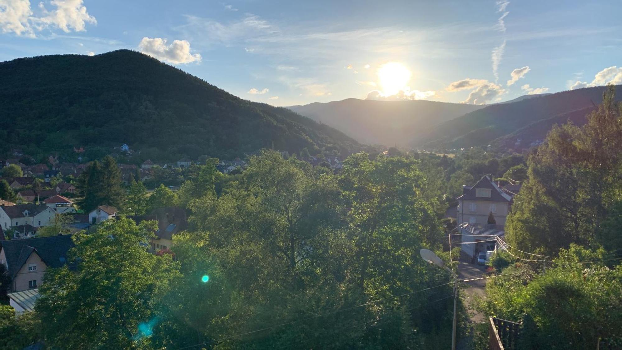 Ferienwohnung Au Reposoir - Vue Sur La Montagne Buhl Exterior foto