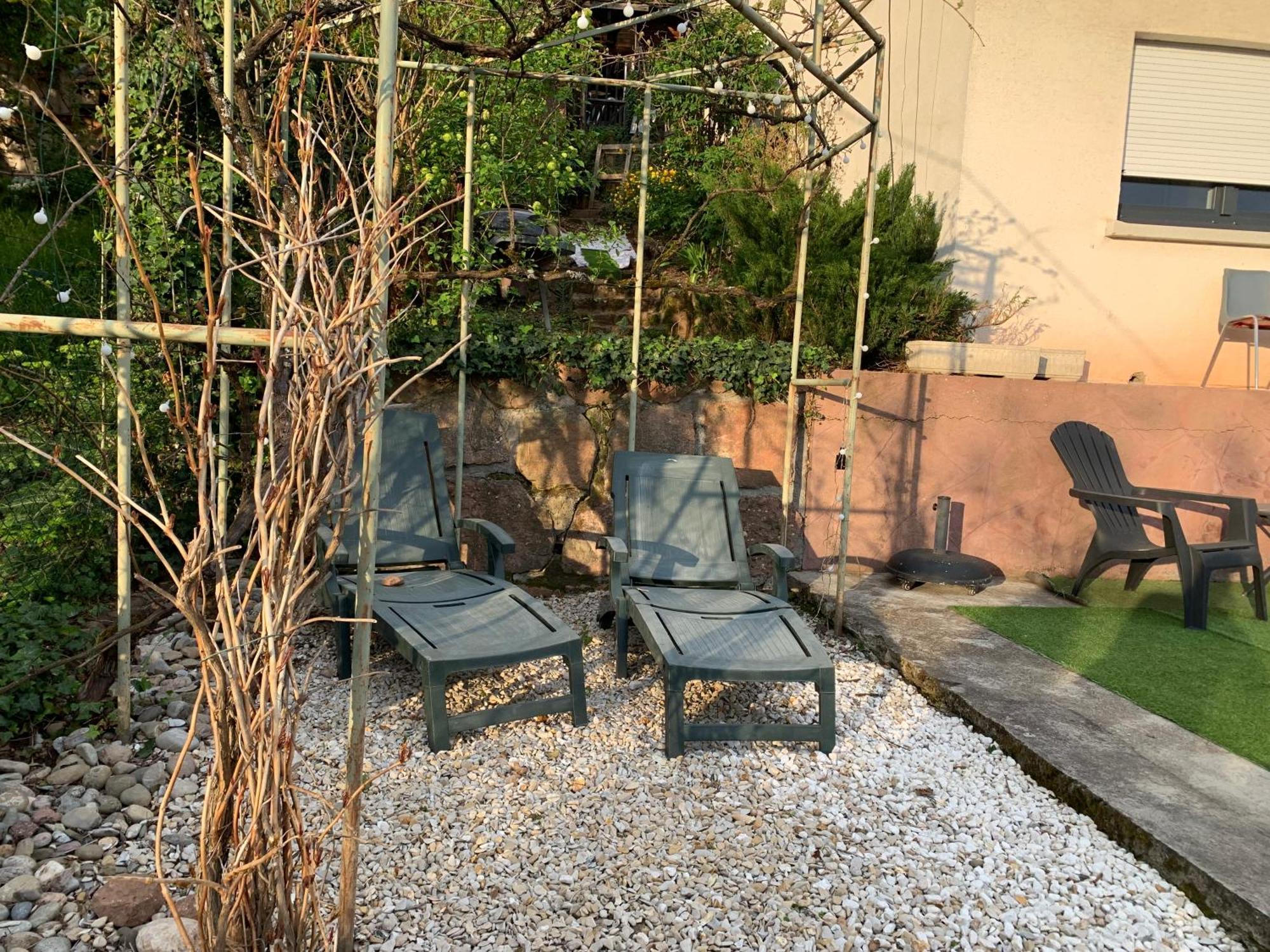Ferienwohnung Au Reposoir - Vue Sur La Montagne Buhl Exterior foto